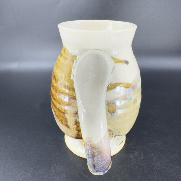 CONGDON WARD WALDEN Hand Made Pottery Stoneware Coffee Mug Cup Artist Signed - Picture 9 of 14